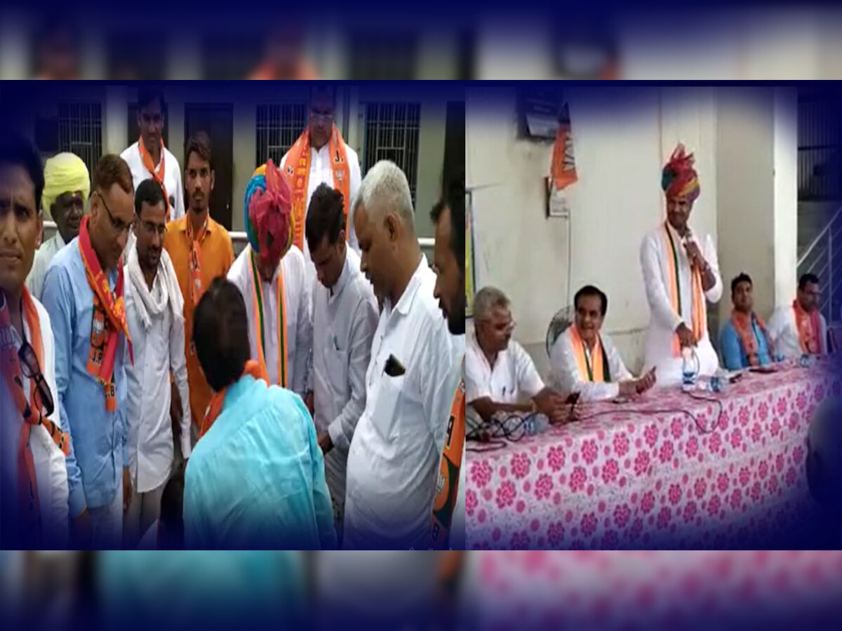 टोंक में सांसद जोशी ने जलदेवी मंदिर के दर्शन के बाद पार्टी कार्यकर्ताओं की ली बैठक