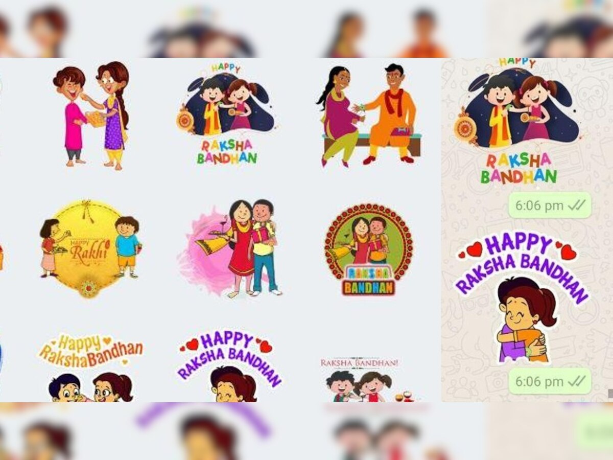 Happy Raksha Bandhan 2022 Whatsapp Stickers