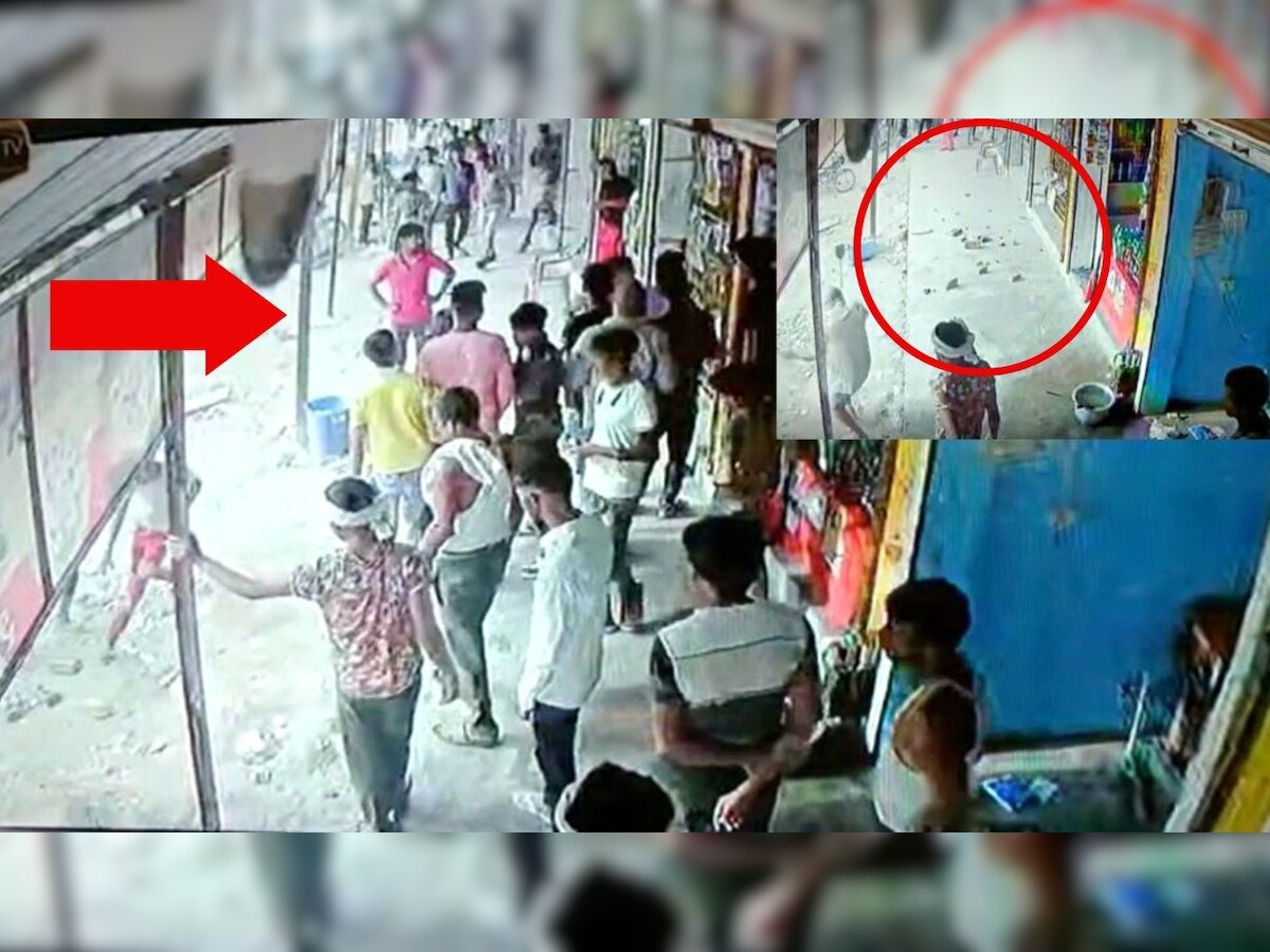 Aligarh: दबंगों ने शराब की दुकान पर जमकर किया पथराव, आरोपी फरार, घटना CCTV कैमरे में कैद