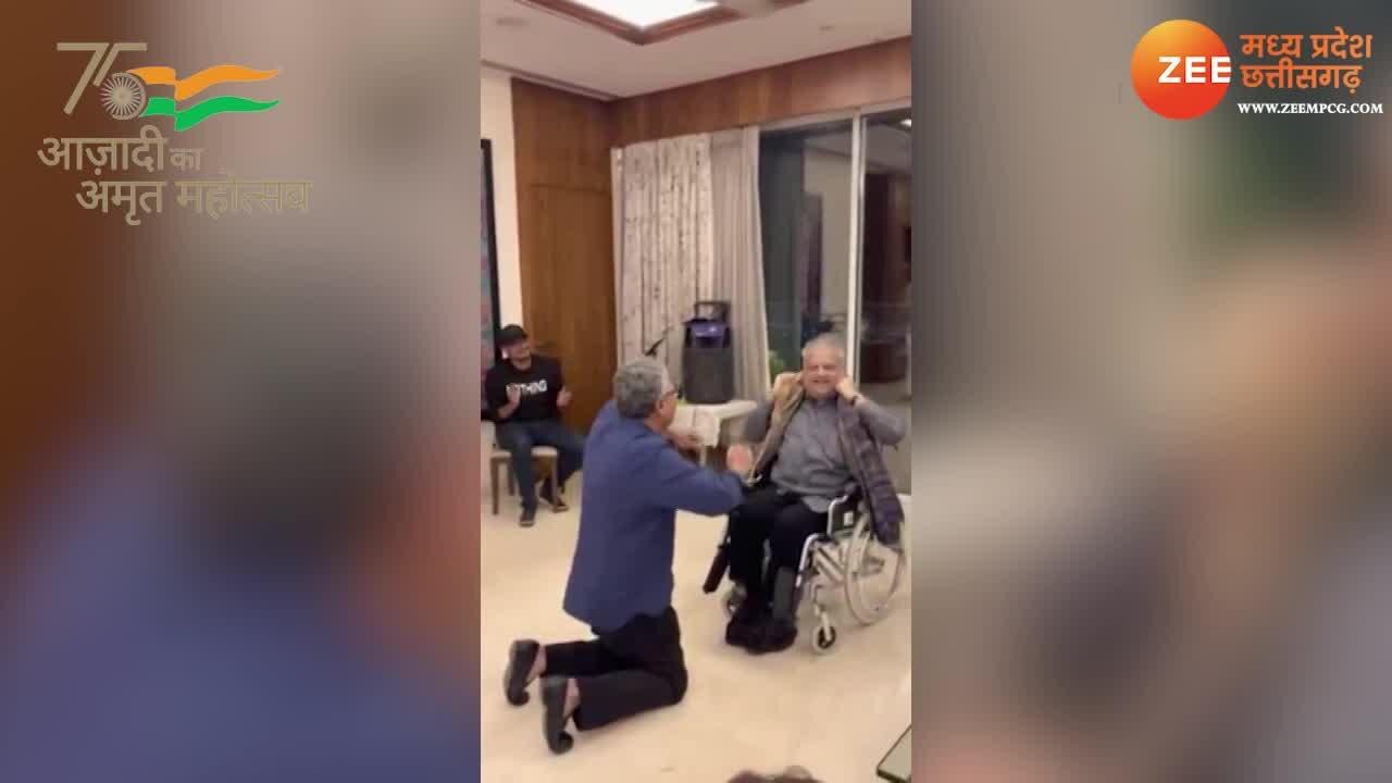 Rakesh Jhunjhunwala Dance video kajra re song big bull wheelchair dance