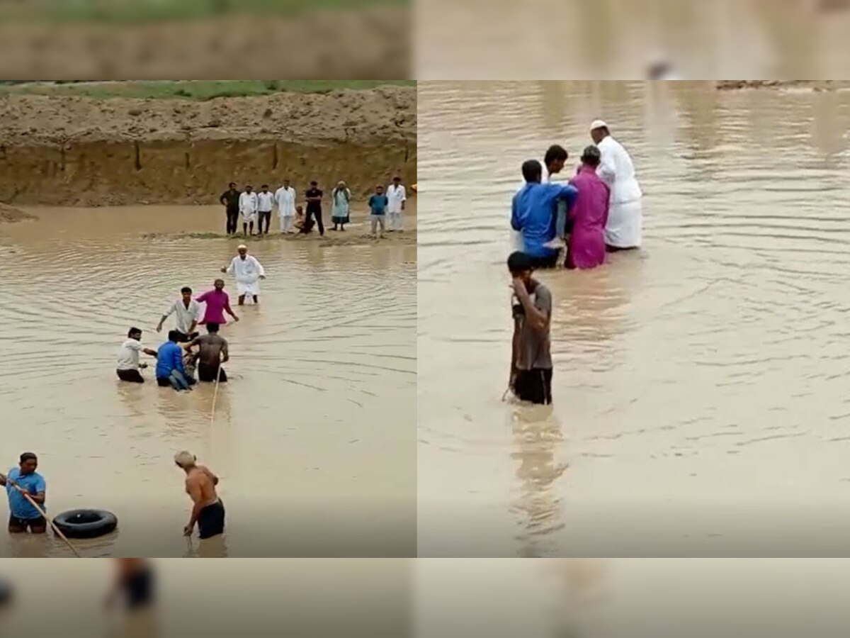 बाड़मेर में शनिवार को तालाब में डूबने से तीन युवकों की मौत गई.