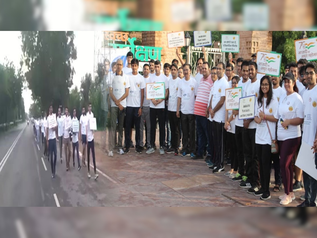 एम्स जोधपुर ने किया "वाक-आ-थांन" का आयोजन, "एंटीबायोटिक रेजिस्टेंस" पर किया जागरूक