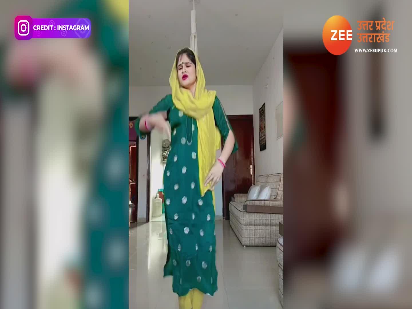 Watch Bhabhi Tremendous Dance Viral Video On Hariyanvi Song In Suit Instagram Reel Viral On 7146