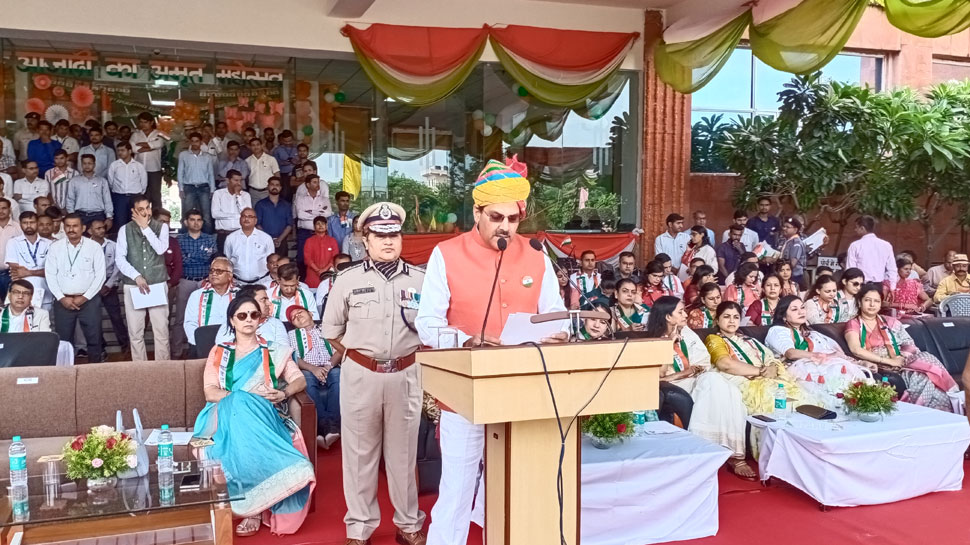 Jaipur Flag hoisting on North Western Railway on Independence Day