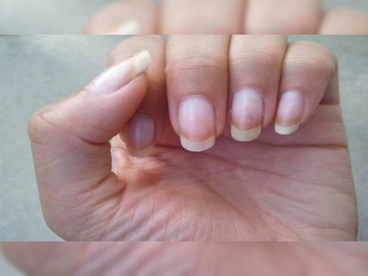 finger nails astrology white line on nail superstition half moon on