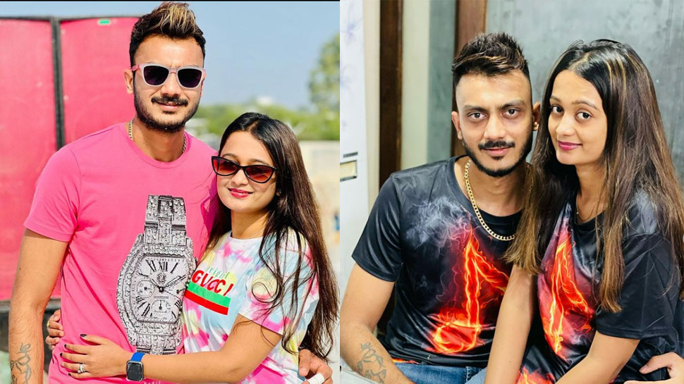 Axar Patel and his fiance Meha patel love story gets engaged on Axar 28th  birthday | इस भारतीय खिलाड़ी की मंगेतर किसी एक्ट्रेस से नहीं है कम, बर्थडे  पार्टी में ही की