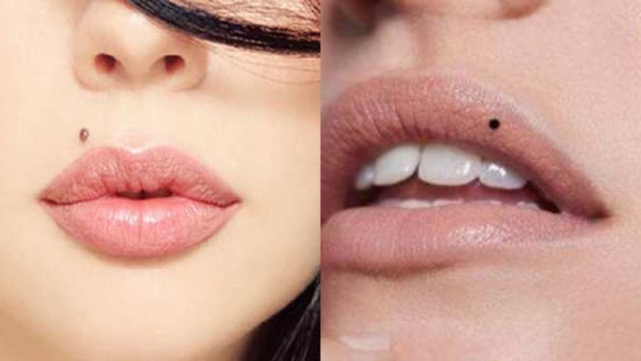 People are in troubled lips and nose Mole Mole on face Meaning Astro