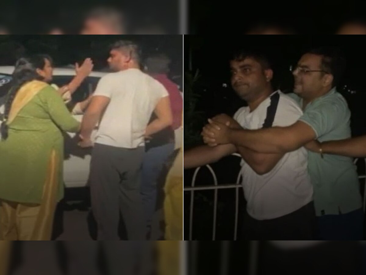 Trending: बीच सड़क पर पत्नी ने BJP नेता पर बरसाईं चप्पलें, वायरल Video में देखें हाई वोल्टेज ड्रामा!