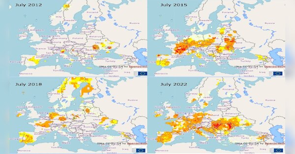 Europe Drought Europe's biggest drought in 500 years, rivers dry up ...