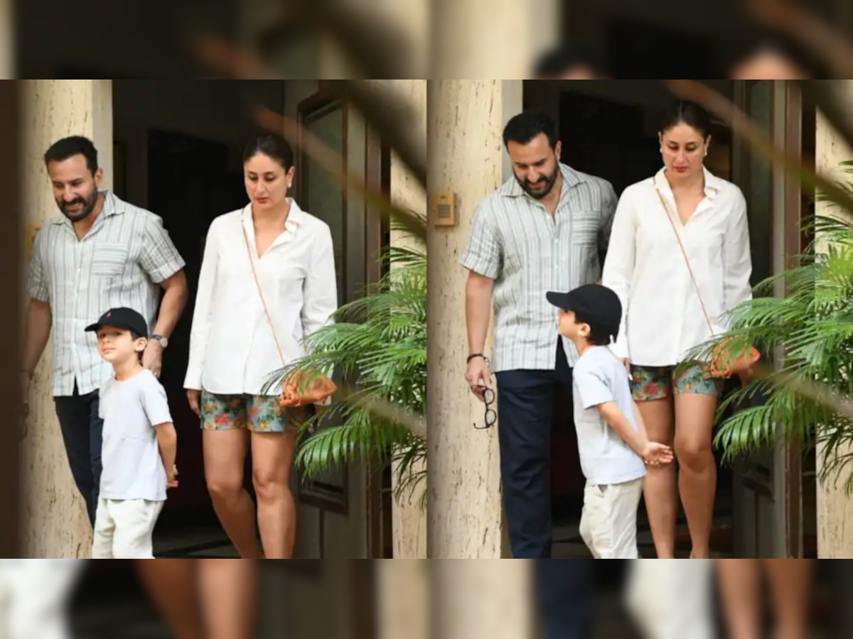 Taimur Video: अब्बा-अब्बा चिल्लाते हुए सड़क पर सैफ के पीछे दौड़े तैमूर, करीना भी थीं साथ 