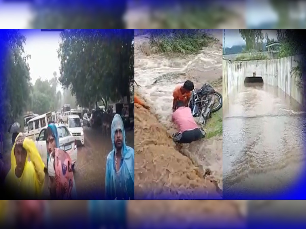 आबूरोड में बारिश बनी कहर! सड़के बनी दरिया तो घरों में घुसा पानी, कच्ची बस्तियों को करवाया खाली