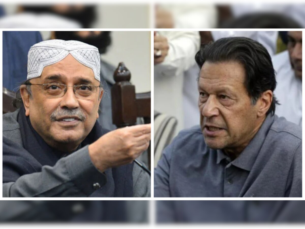 आसिफ अली जरदारी और इमरान खान