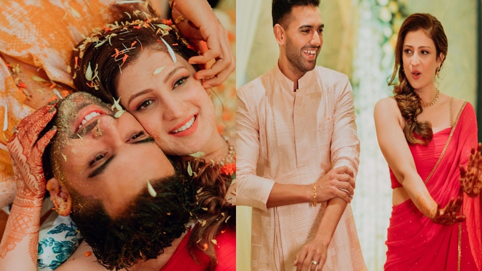 Deepak Chahar and his wife Jaya are very cute see their pictures before ...