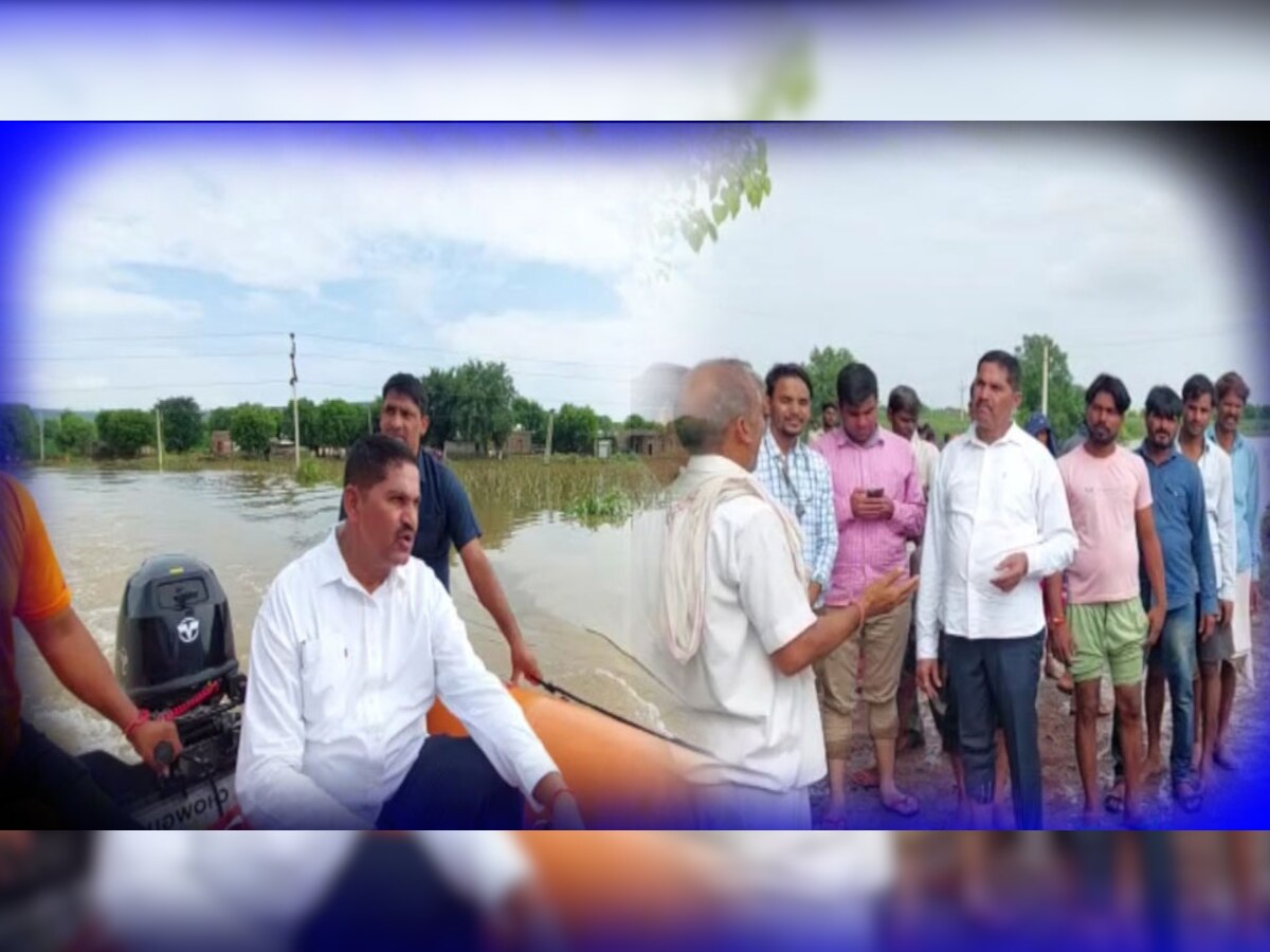 करौली में मंत्री रमेश मीणा ने किया बाढ़ प्रभावित क्षेत्रों का दौरा, अधिकारियों को व्यवस्था दुरुस्त रखने के दिए निर्देश