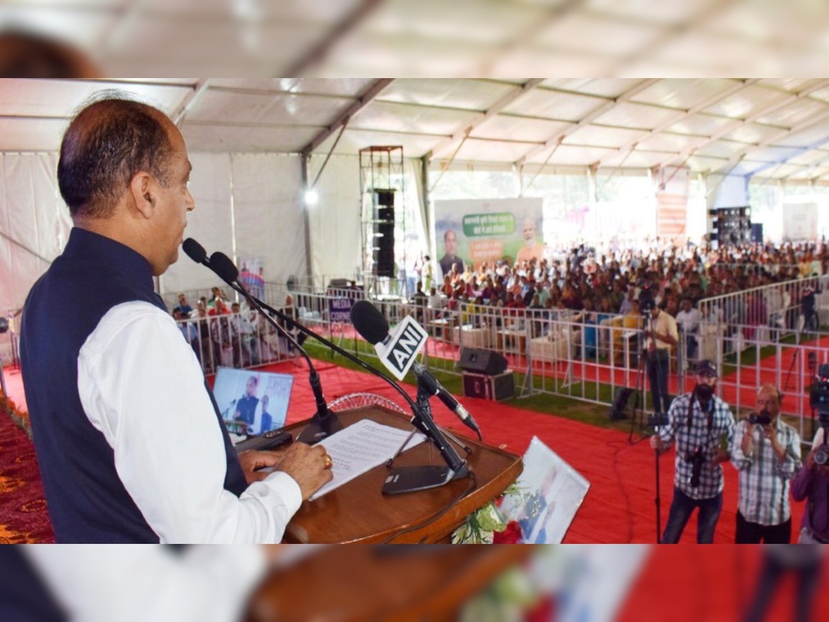 CM जयराम ने शिलाई में जनता को किया संबोधित, कहा हाटी समुदाय के लोगों को जल्द मिलेगी अच्छी खबर 