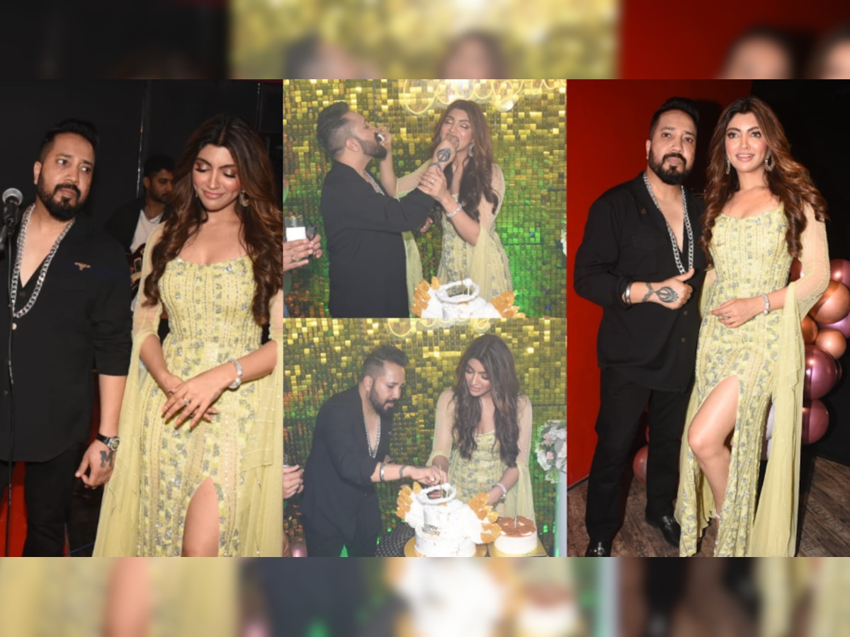 Mika Singh Host Grand Celebration On Sexy Girlfriend Akanksha Puri 34th Birthday Mika Singh