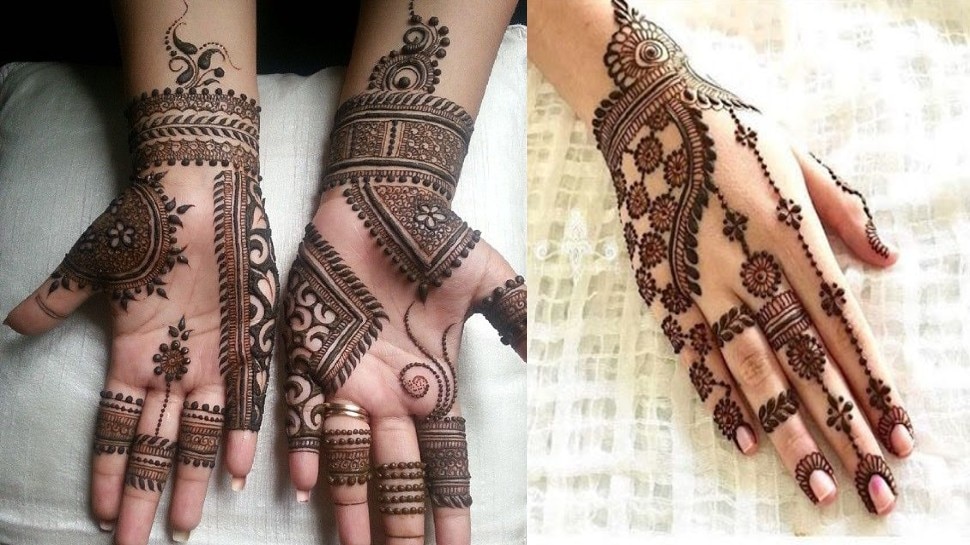 30+ Minimal & Chic Mehendi Design Ideas for the Bride's BFFs | WeddingBazaar