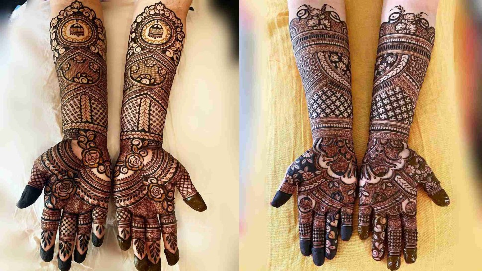 Hartalika Teej 2022 Mehndi Designs Photos Latest front and Back ...