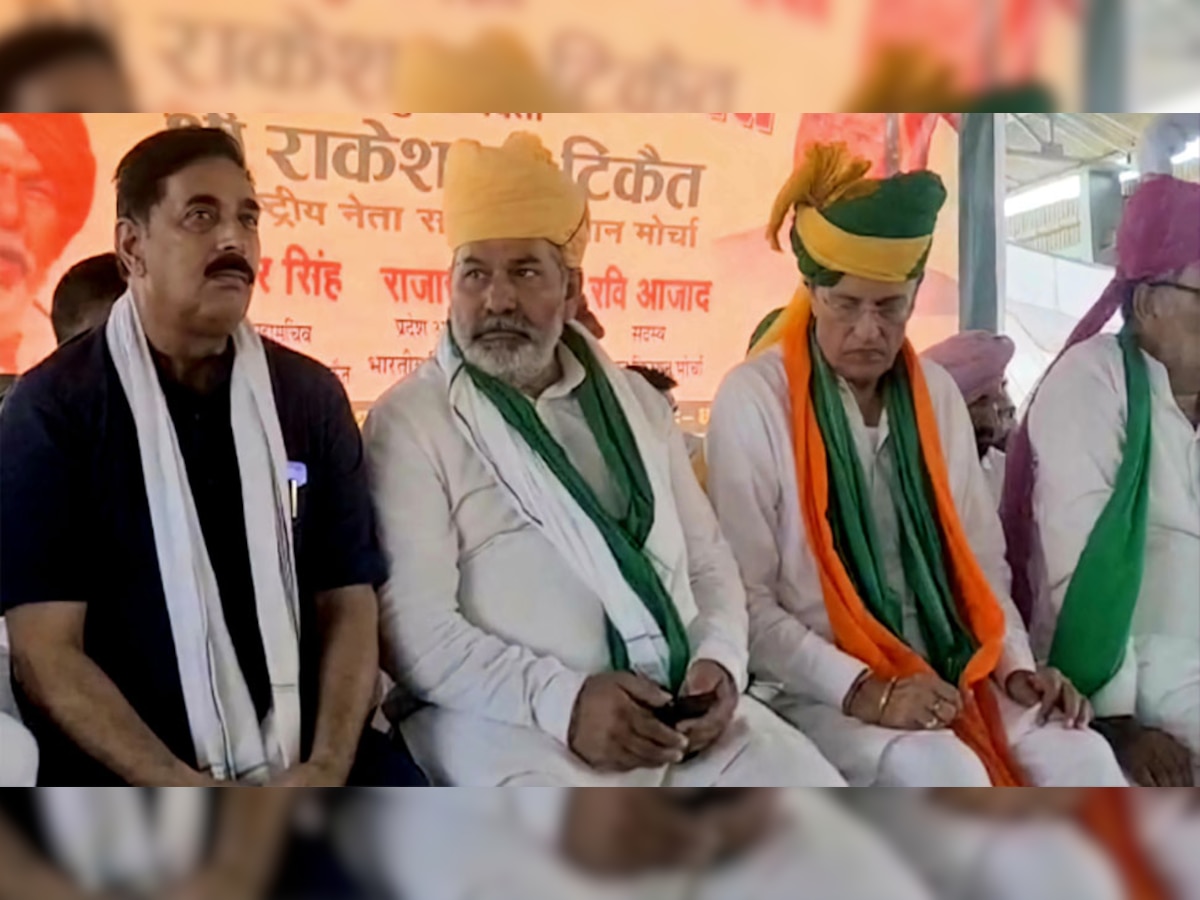  हनुमानगढ़ः किसान नेता राकेश टिकैत ने किसान महा पंचायत को किया संबोधित, आंदोलन के लिए तैयार रहे