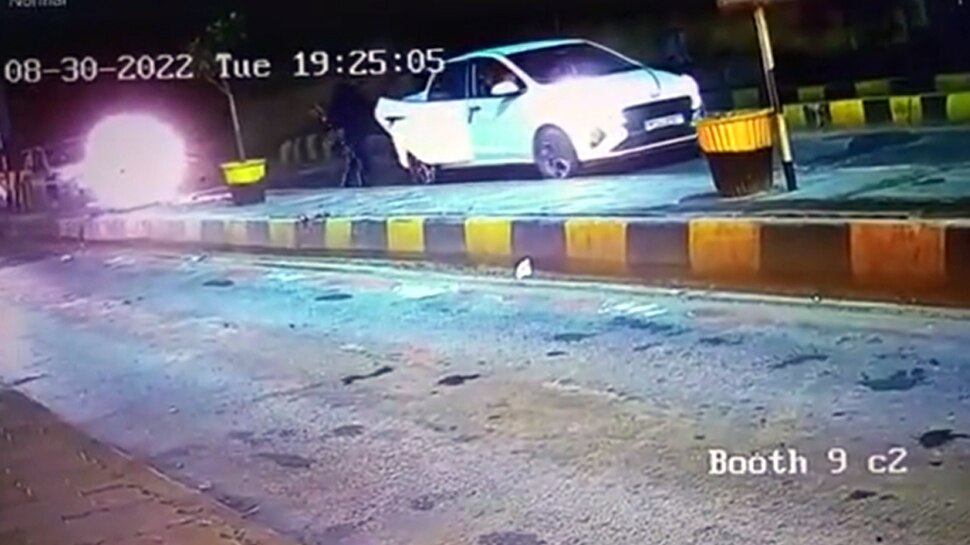 Morena Shots fired at toll tax barrier incident caught on CCTV ssmp ...