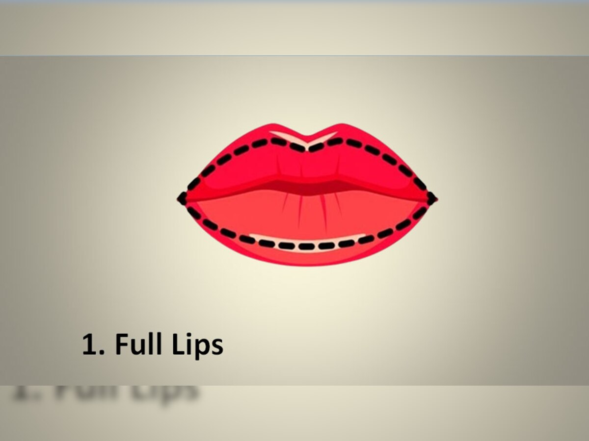 Lip Shape Says About about Personality lip shape personality test Lip