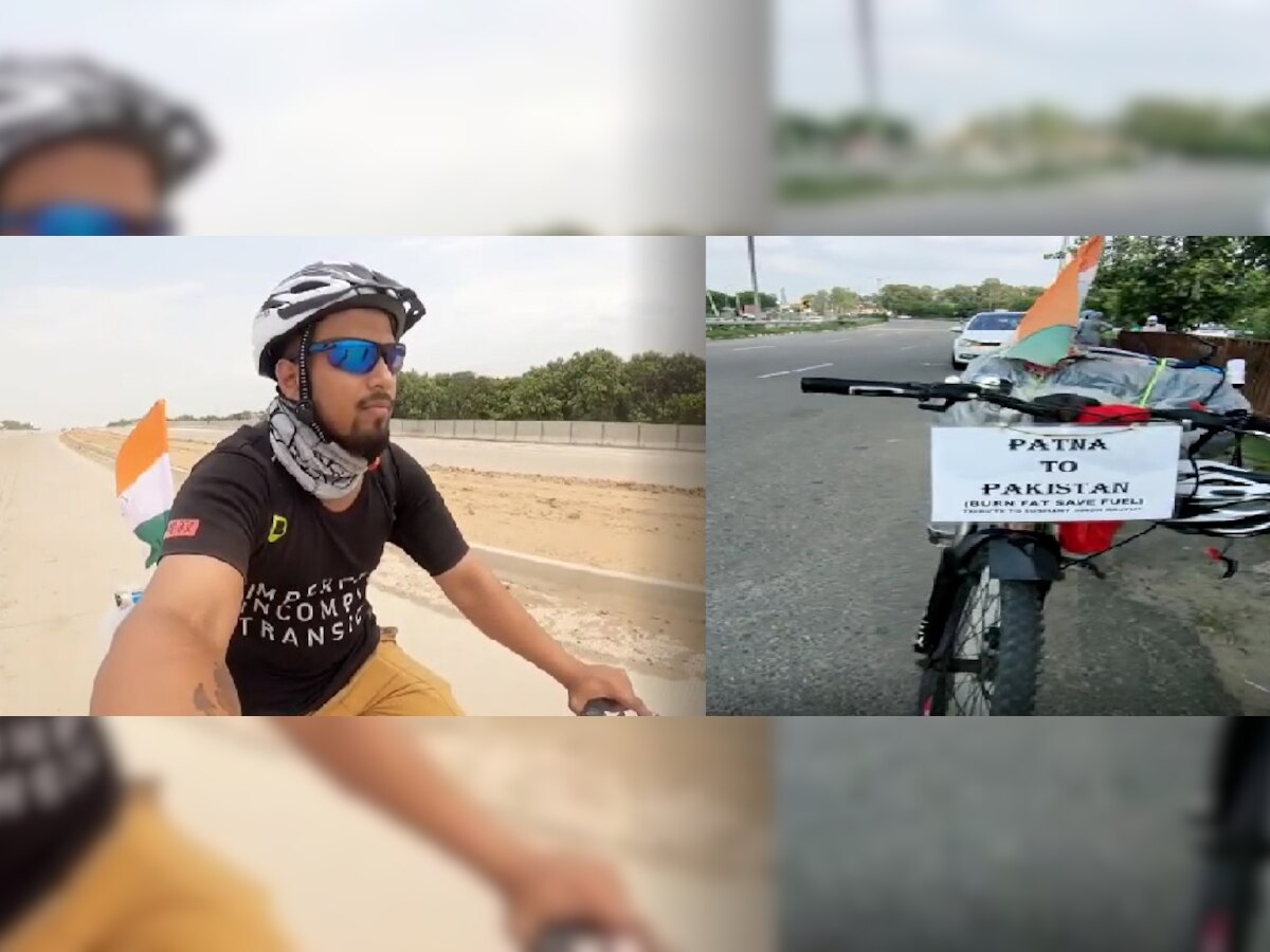 दानापुर के नवनीत ने साइकिल से तय किया पटना से पाकिस्तान का सफर