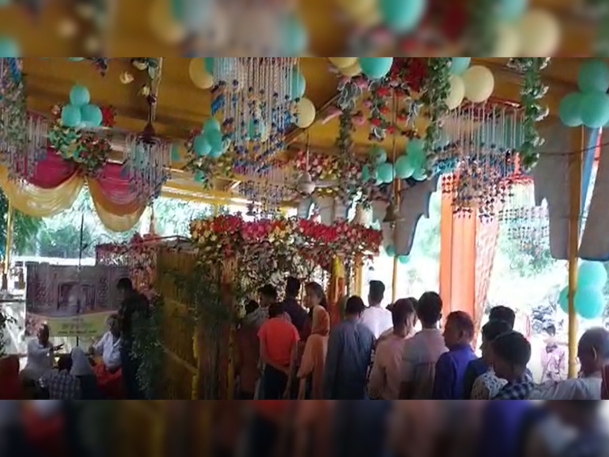 मंदिर में उमड़ा आस्था का सैलाब