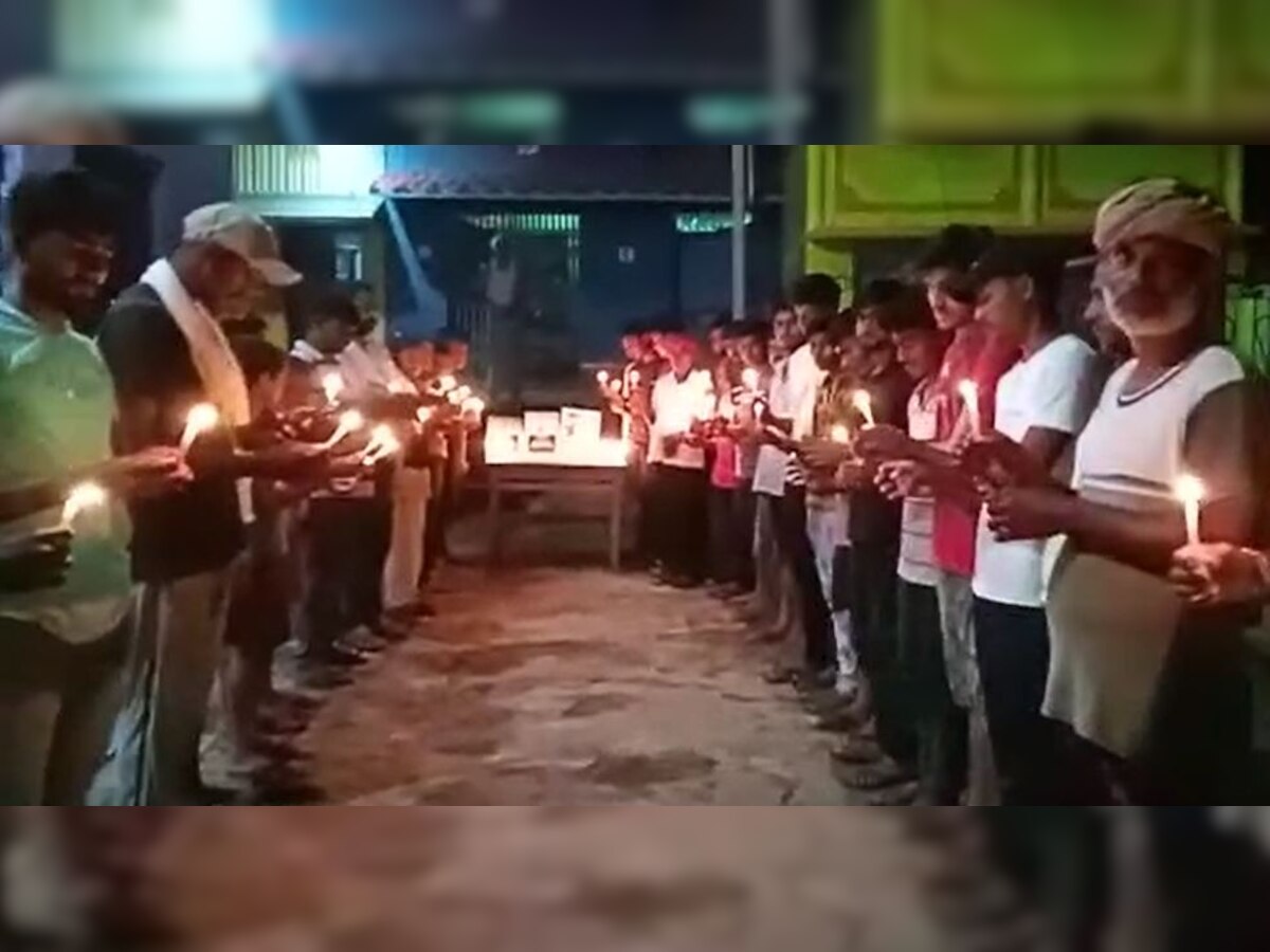 बांका में अंकिता के इंसाफ के लिए आरएसएस ने निकाला कैंडल मार्च