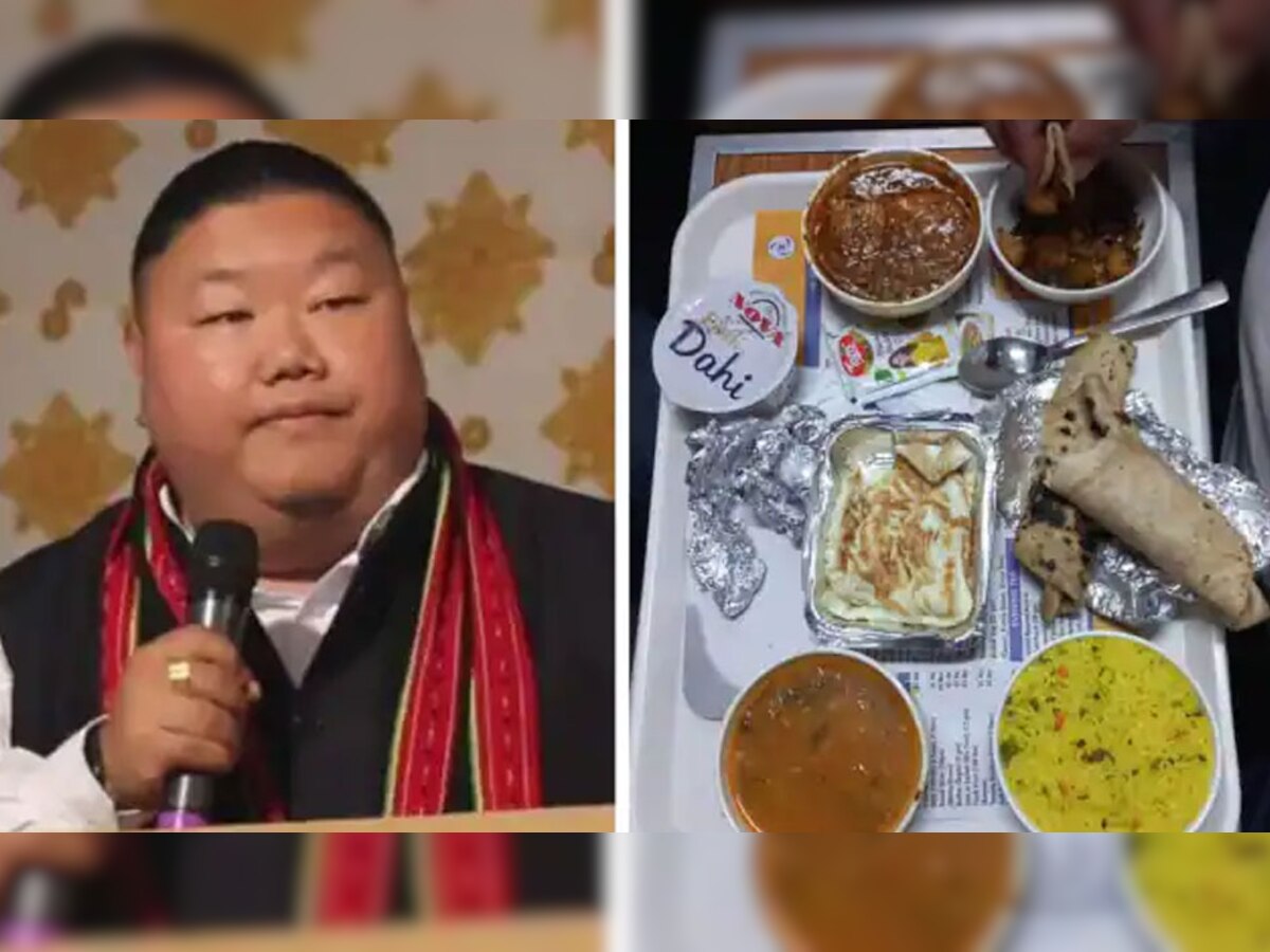नागालैंड के मंत्री ने ट्रेन में खाने की फोटो की शेयर, लोगों ने पूछा- पूरा हो पाएगा? तेमजिन ने दिया ये जवाब