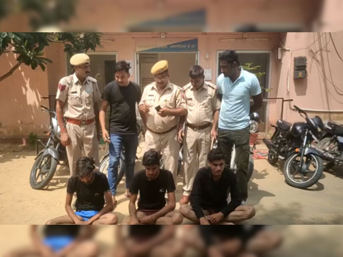 Udaipurwati: बाइक चोर गिरोह का पर्दाफाश, 6 मोटरसाइकिल के साथ तीन आरोपी गिरफ्तार