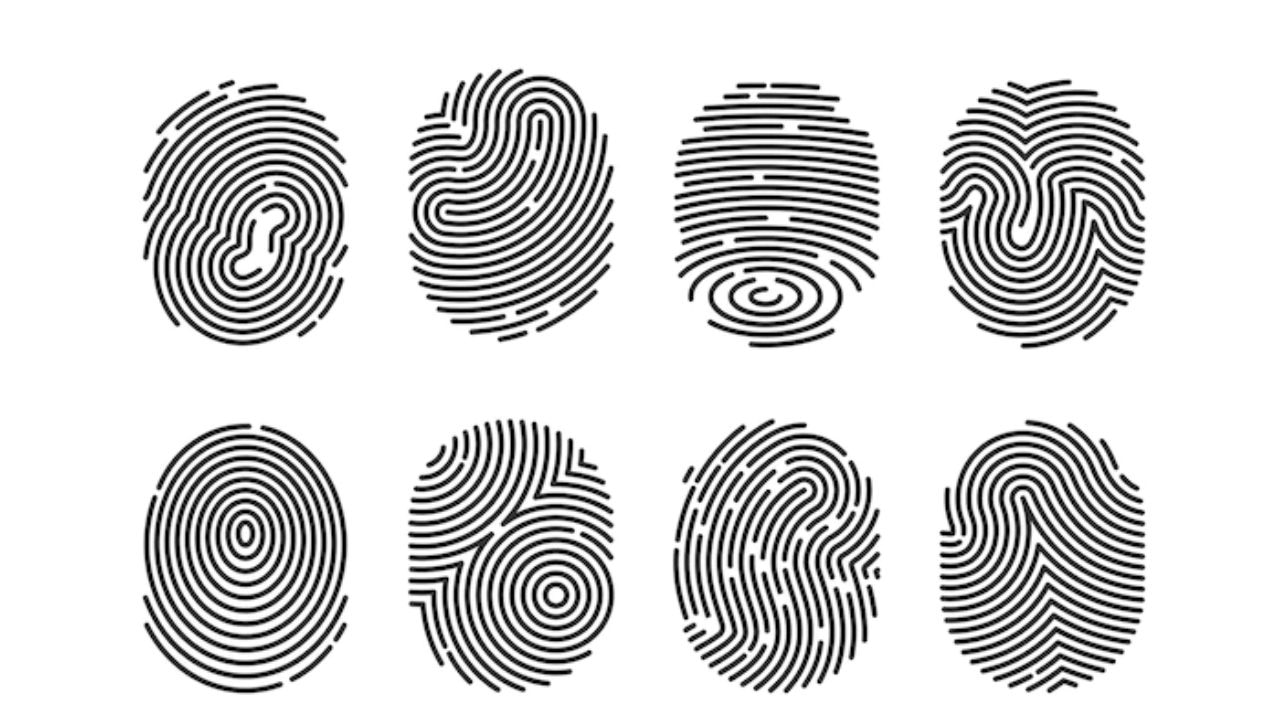 How are different fingerprints made that you use in passwords