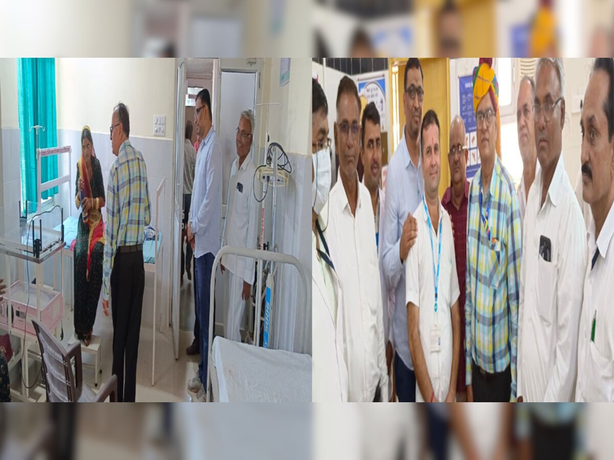 CMHO डॉ. पुरोहित ने किया भोपालगढ़ ब्लॉक में निरीक्षण, व्यवस्थाओं का लिया जायजा