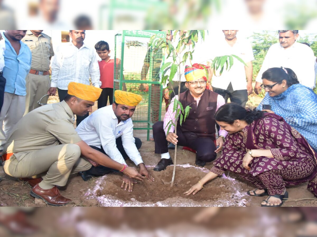 जोधपुर जिला न्यायाधीश काछवाल ने किया भोपालगढ़ में पौधरोपण, सिविल न्यायालय की आवंटित भूमि का किया अवलोकन