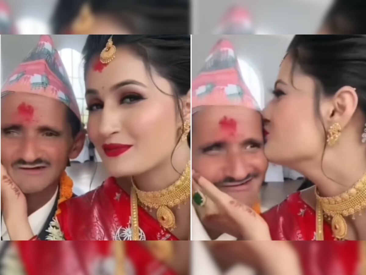 दुल्हन ने I LOVE YOU बोलकर किया दूल्हे को KISS, लोगों ने Video देखकर कहा- हे प्रभु! अब तो अवतार लो