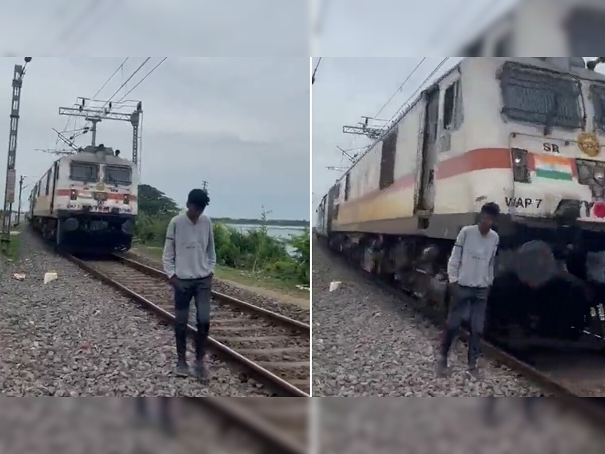 Instagram Reel बनाने के लिए रेलवे ट्रैक पर चलने लगा लड़का, ट्रेन ने मारी भयंकर टक्कर; Video में देखें Shocking फुटेज