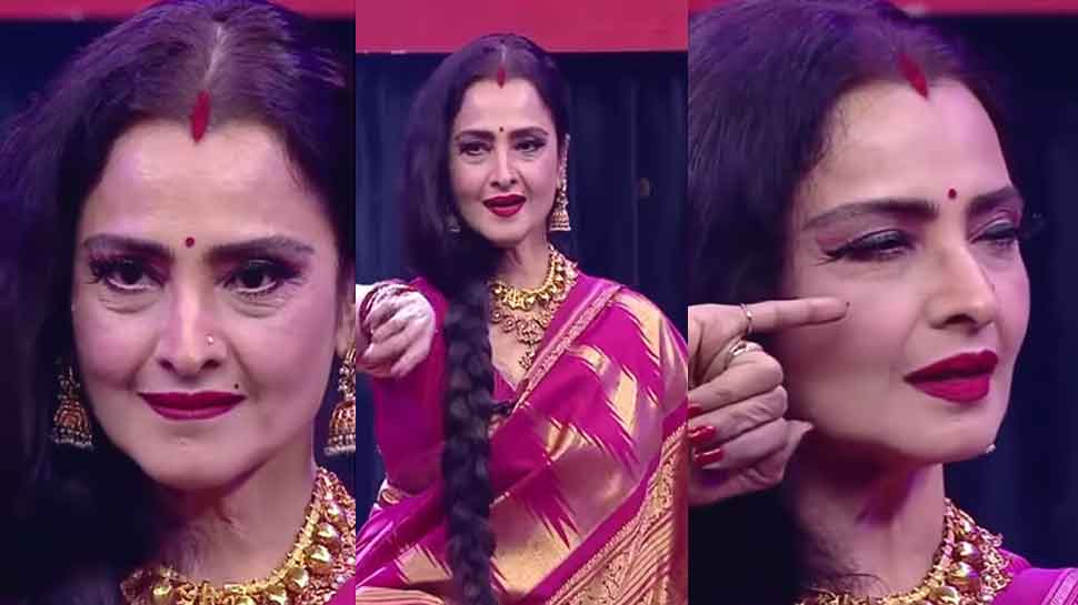 Viral Video Actress Rekha Throwback Dance Video, Watch Here | कभी झुकाई ...