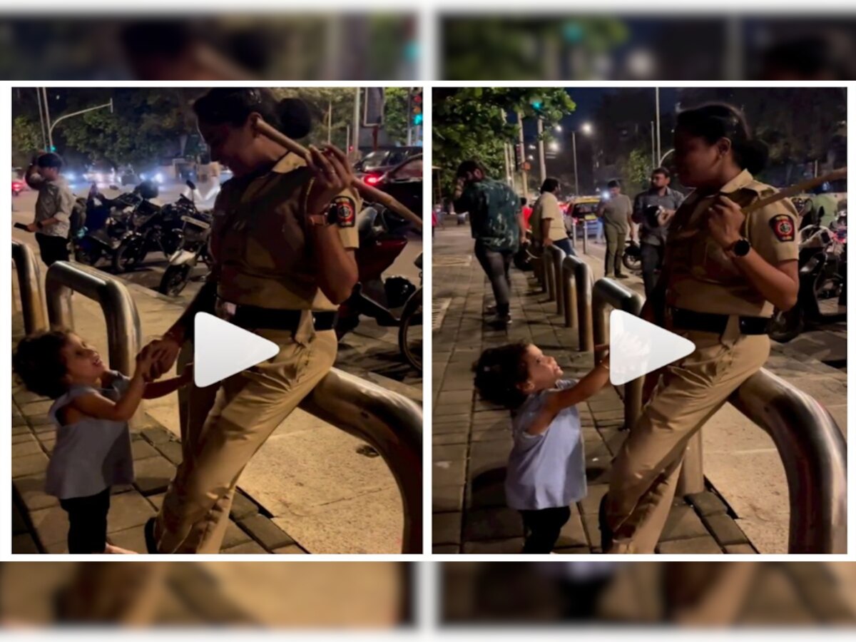 cute little girl and the fun of Mumbai Police won everyone s heart this