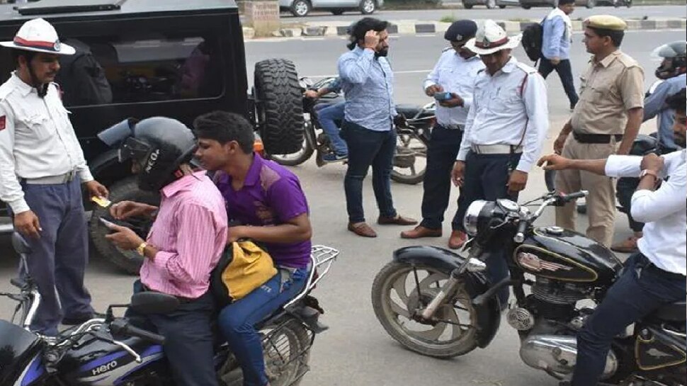 Motor Vehicle Act Challan will be deducted even for wearing helmet