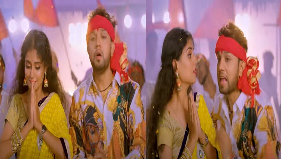 मां शक्ति की भक्ति में लीन हुए नीलकमल, 'माई शेरावाली हई' वीडियो वायरल