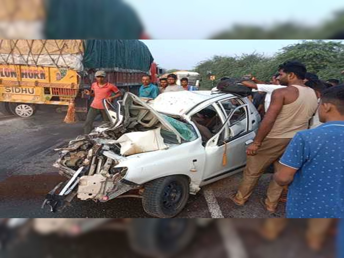 Gudamalani : मेगा हाईवे पर दर्दनाक सड़क हादसा ट्रक-कार की भिड़ंत, मंदिर से दर्शन कर लौट रहे परिवार के तीन लोगों की मौत, दो गंभीर 