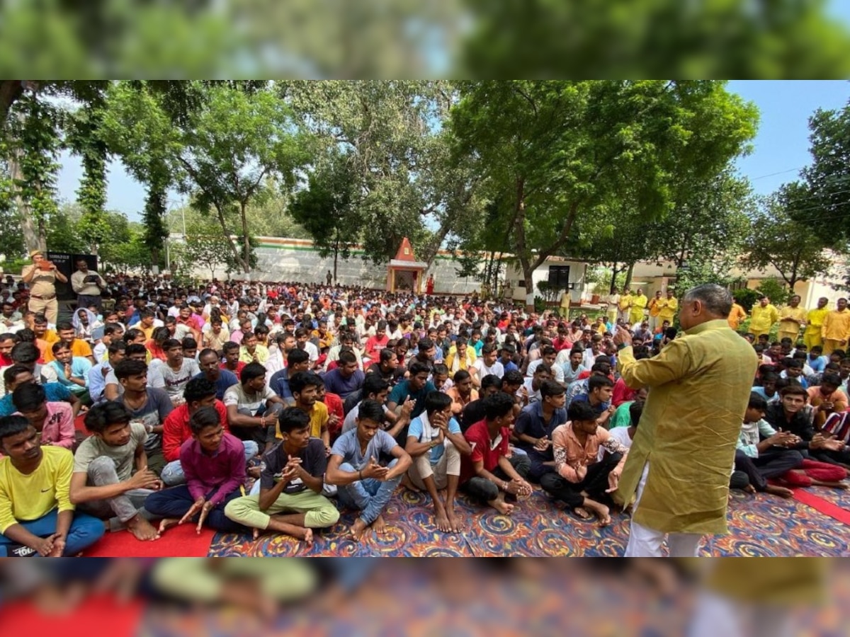 कारागार मंत्री ने जेल में युवा कैदियों को अपराध की दुनिया छोड़ने के दिए टिप्स, रोजगार से जुड़ने के बताए तरीके