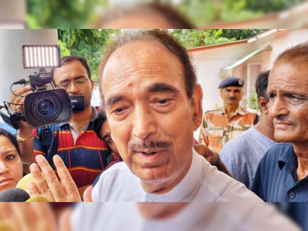 Ghulam Nabi Azad Attacks Congress: कश्मीर में विपक्षी दलों पर भड़के गुलाम नबी आजाद, आर्टिकल 370 की बहाली पर दिया ये बड़ा बयान