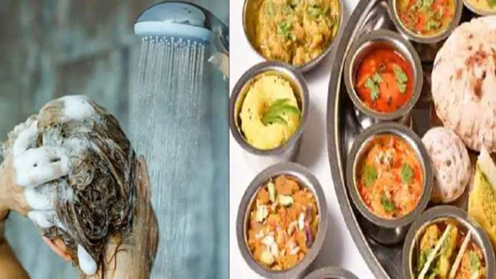 do not take bath after meals may be cause serious stomach problems nsmp