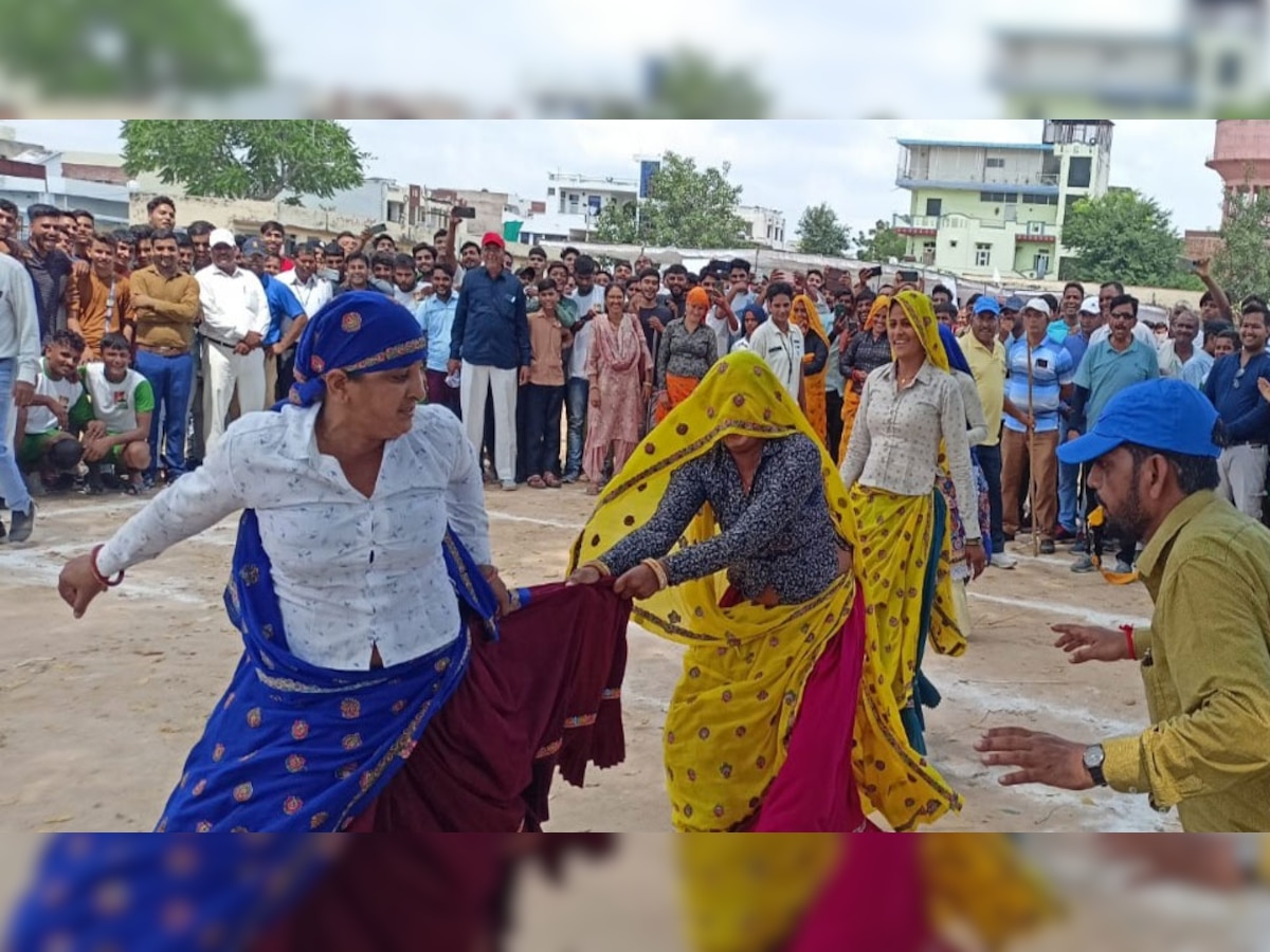 हिंडौन: ग्रामीण आलंपिक प्रतियोगिता का रंगारंग आगाज, अतिथियों ने किया शुभारंभ
