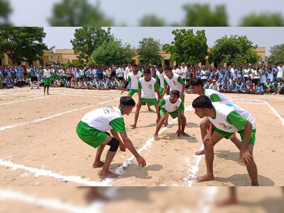 भीनमाल: ग्रामीण ओलंपिक खेलों का शुभारंभ, खिलाड़ियों ने प्रतिभा का किया प्रदर्शन 