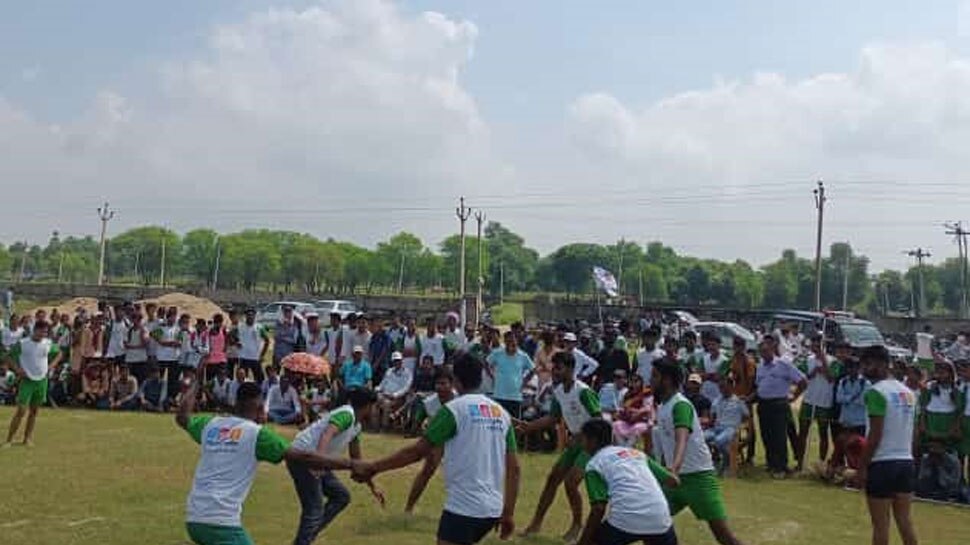 Jaipur Rural Olympics started players showed strength kabaddi cricket volleyball Jaipur