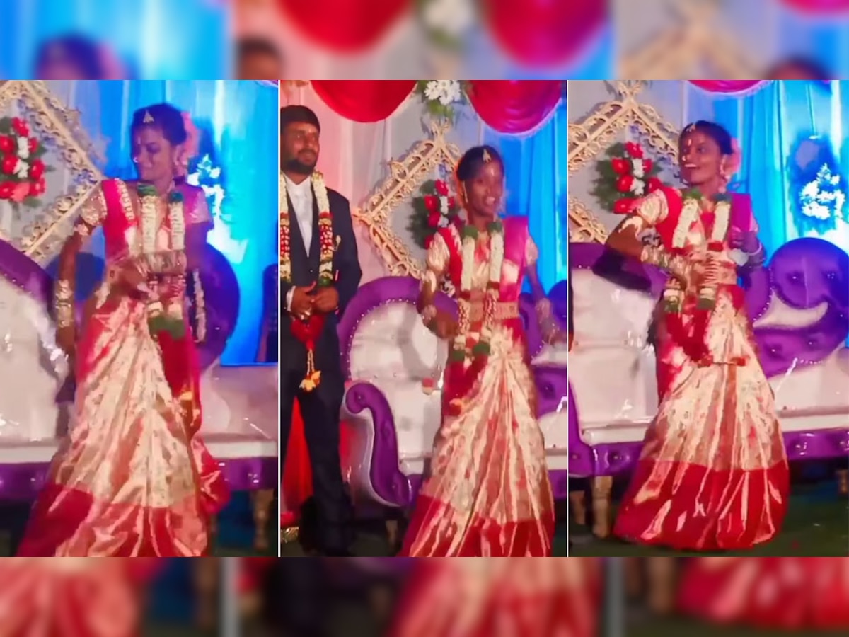 Dulhan Video: शादी में स्टेज पर दुल्हन ने की ऐसी हरकत! दूल्हा हुआ शर्म से लाल, देखते रह गए मेहमान