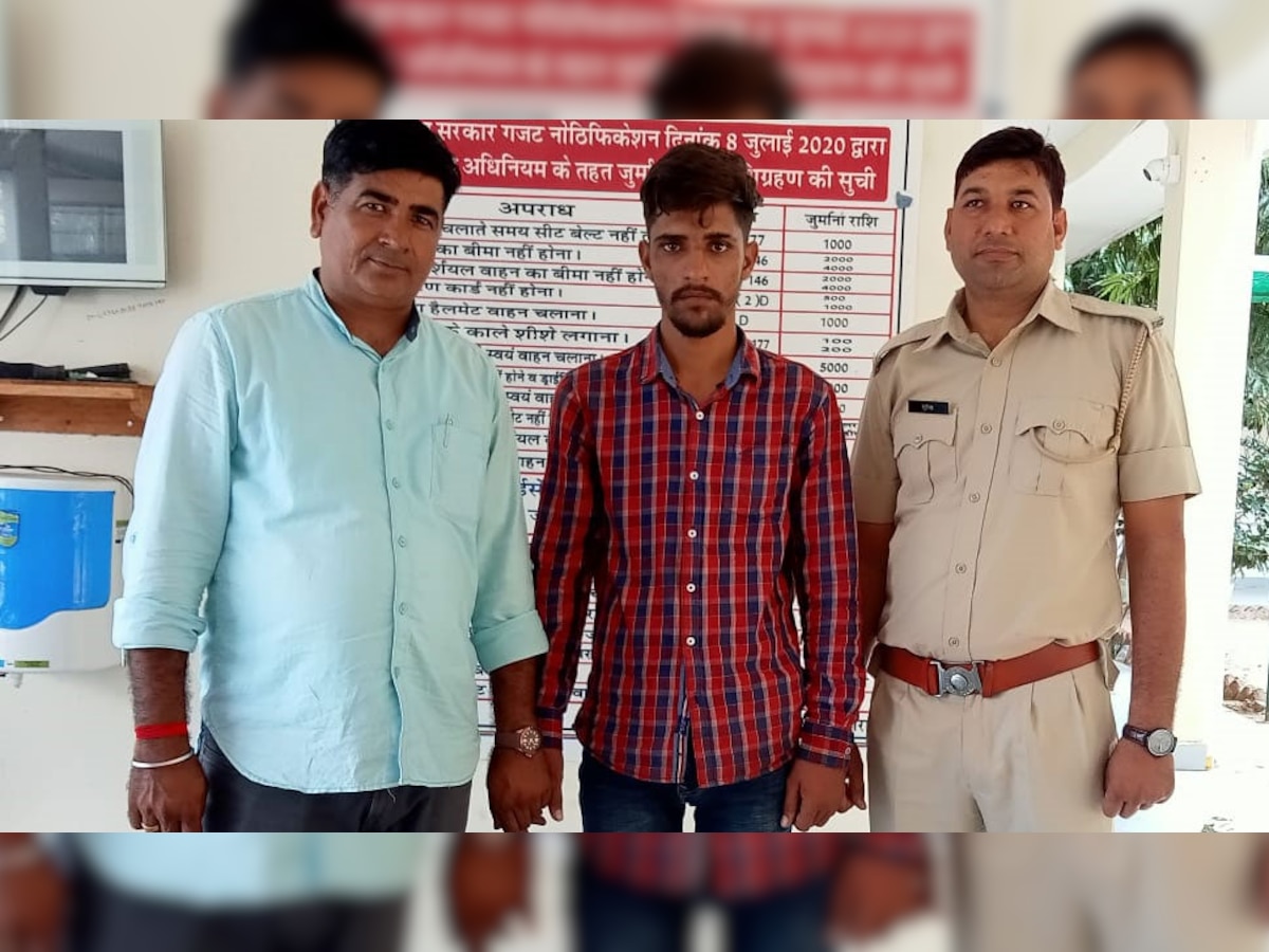 लक्ष्मणगढ़ पुलिस की कार्रवाई, देसी पिस्टल और दो जिंदा कारतूस के साथ बदमाश गिरफ्तार 