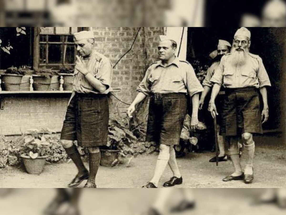 burning khaki shorts: नेहरू ने पहनी थी RSS की तरह खाकी निकर? कांग्रेस पर BJP का बड़ा प्रहार, जानें क्या है इस तस्वीर का सच