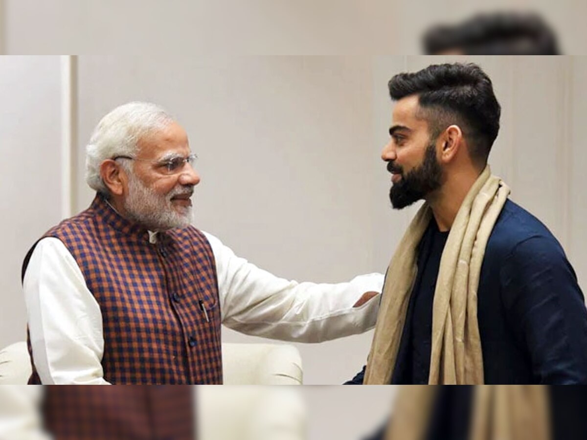 Virat Kohli Narendra Modi (Twitter)